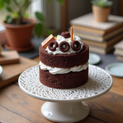 Chocolate Cake Candle