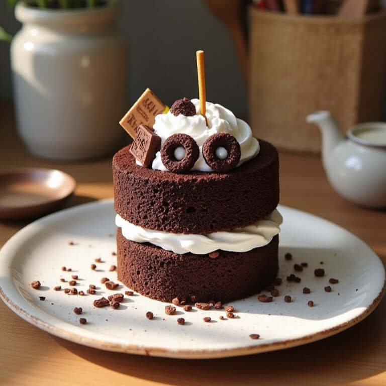 Chocolate Cake Candle
